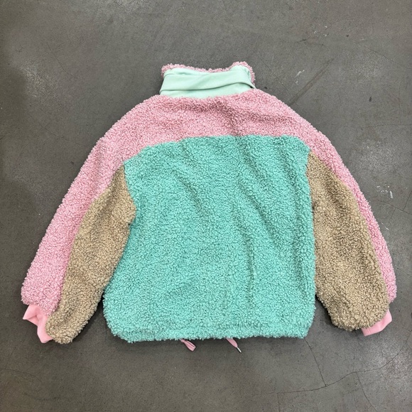 For Love And Lemons Pastel Sherpa Jacket - Picture 4 of 4